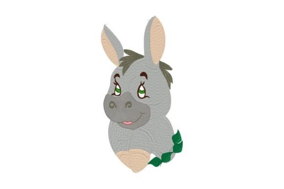 Adorable Donkey Boy Applique for Embroidery Sellers