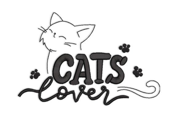 Cats Lover Quotes Embroidery Design Review