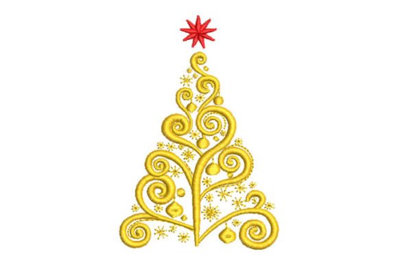 Christmas Tree with Red Star Embroidery Review