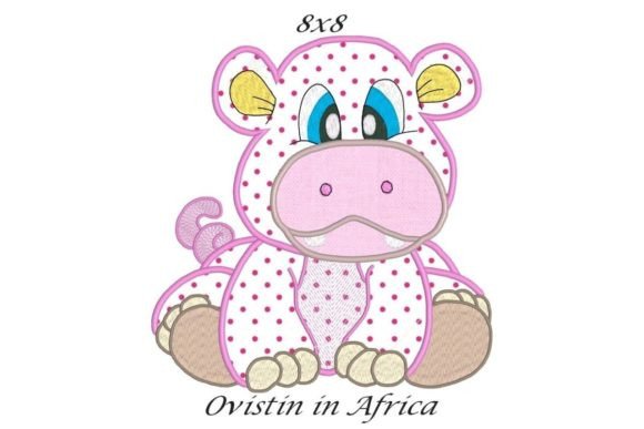 Cute Hippo Applique Review for Boutique Apparel Projects