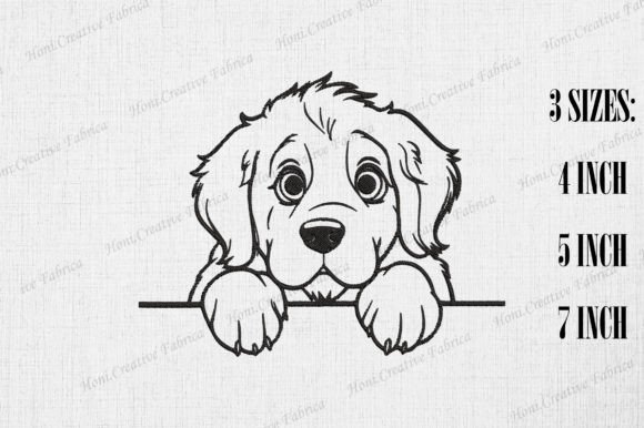 Cute Newfoundland Dog Peeking Wall