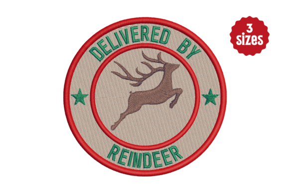 Delivered by Reindeer: A Festive Embroidery Design Review