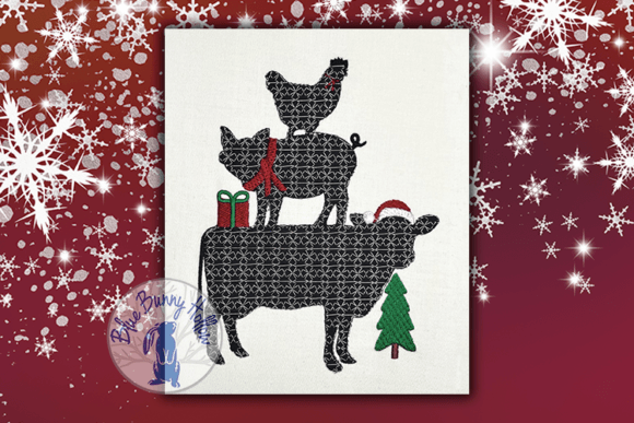 Farm Animal Stack Embroidery Design Review for Seasonal Projects