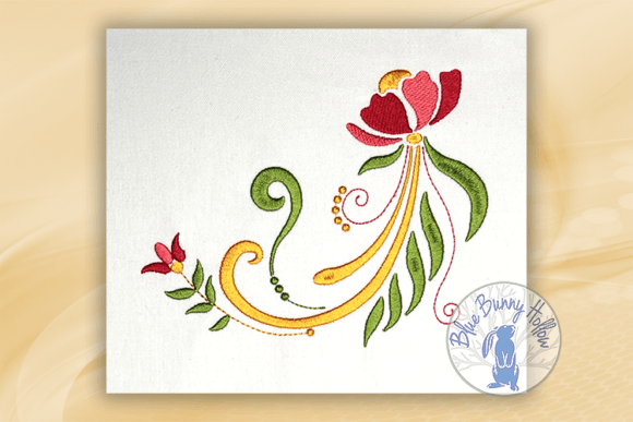 Floral Corners 6: A Designer’s Take on Seasonal Embroidery