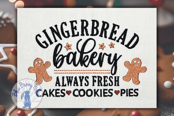 Gingerbread Bakery Embroidery Review for Real Projects