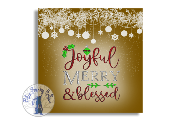 Joyful, Merry, and Blessed: A Seasonal Embroidery Design Review