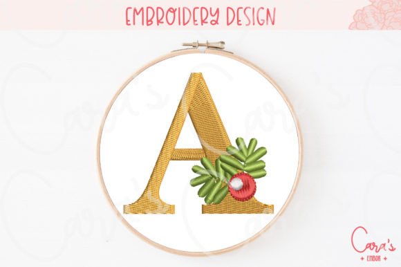 Mistletoe Alphabet Embroidery Review