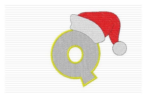 Q Letter Christmas Alphabet Santa Hat Review