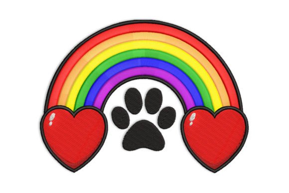 Rainbow Bridge with Hearts Embroidery Review